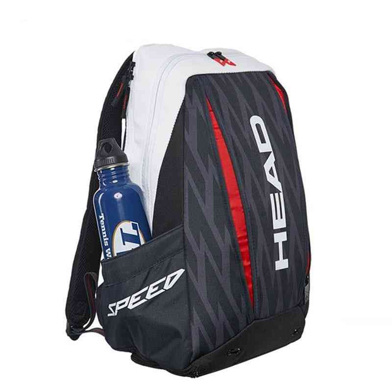 2-tennis Rackets With Shoes, Compartment Bag