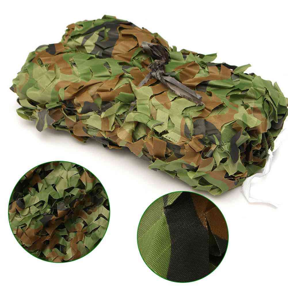 Woodland- Camouflage Privacy Protection, Mesh Net