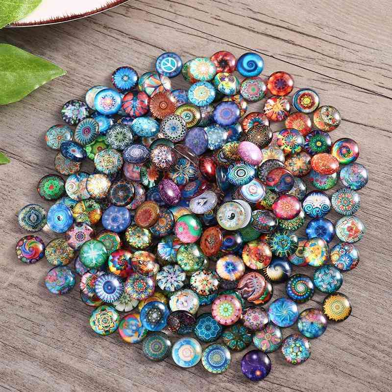 Mixed Round Mosaic Tiles For Crafts