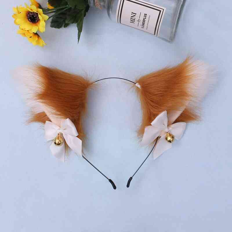 Cute Fox & Cat Ears Plush Headband