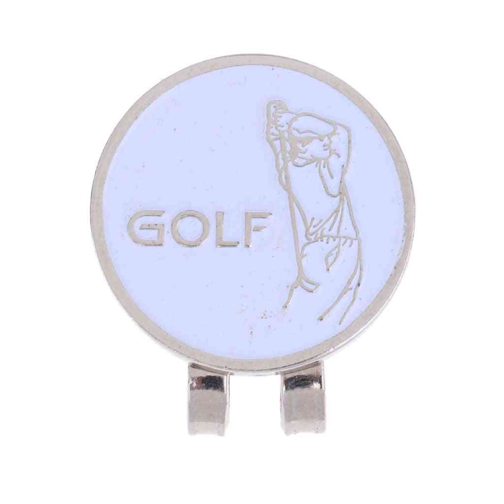 Premium Golfer Sports Hat Clip Golf Ball Marker