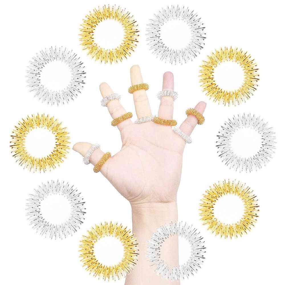 Chinese Medicine Pain Therapy Finger Circulation Massage Ring