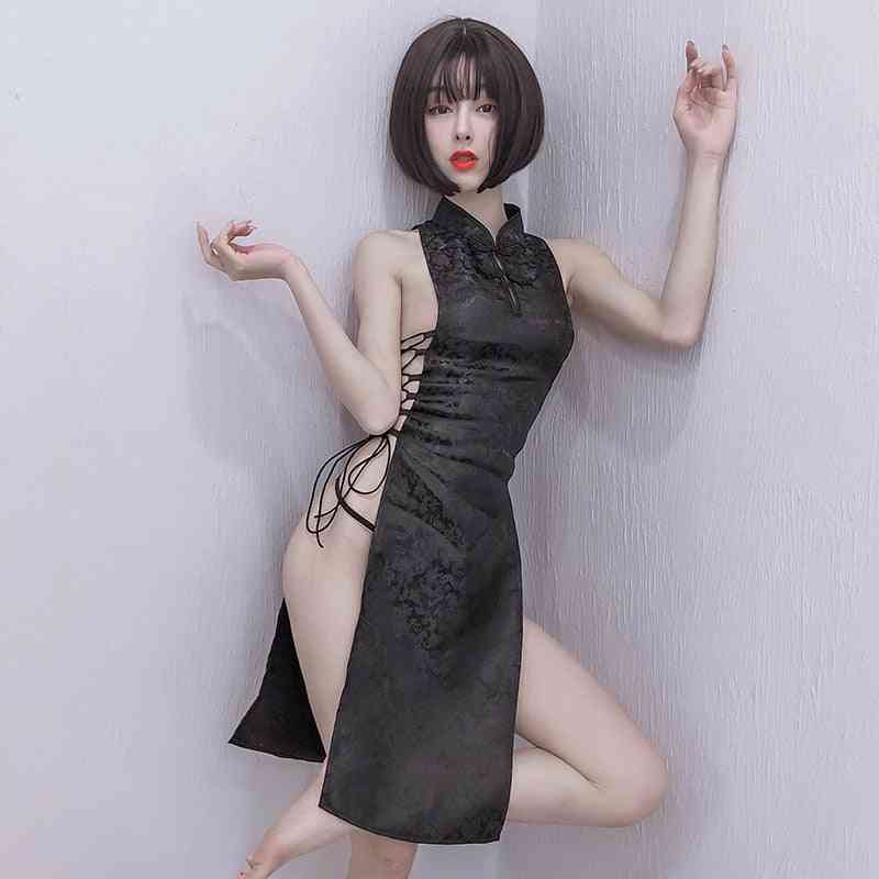 Ladies Sexy Cheongsam Chinese Style Dress