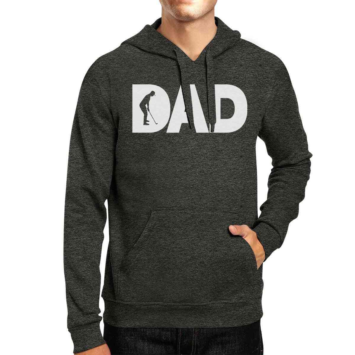Dad Golf-gray Unisex Pullover Hoodie