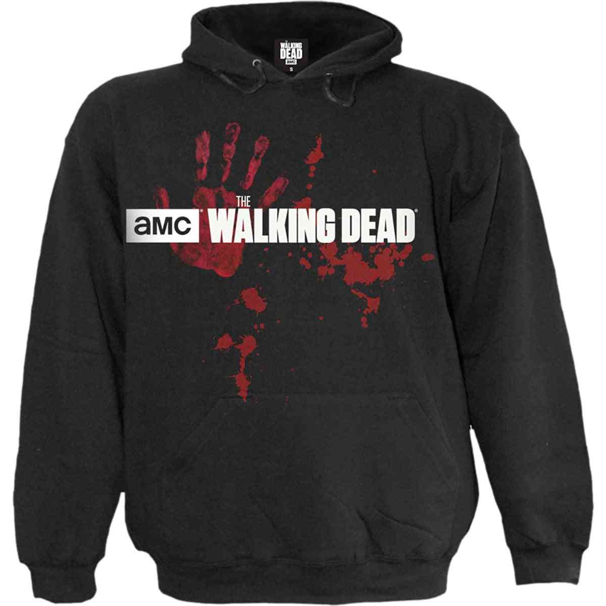 Zombie horde - walking dead sort hættetrøje