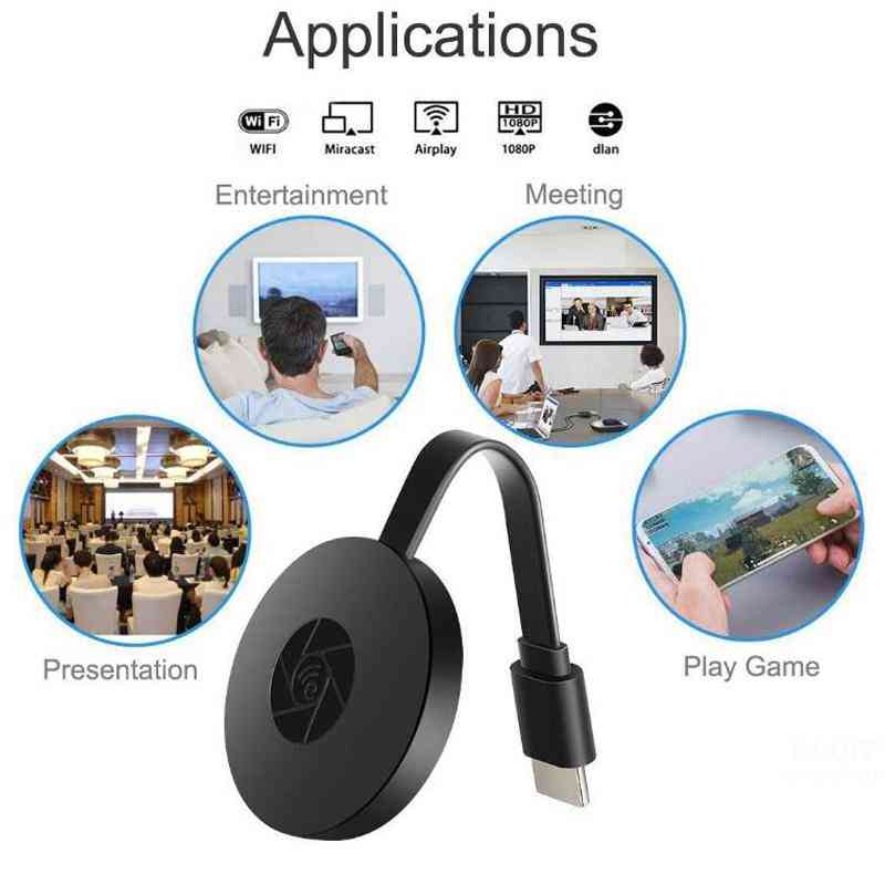 Android Tv Stick Wireless, Hdmi-compatible, Wifi Display Receiver, Hdtv Dongle