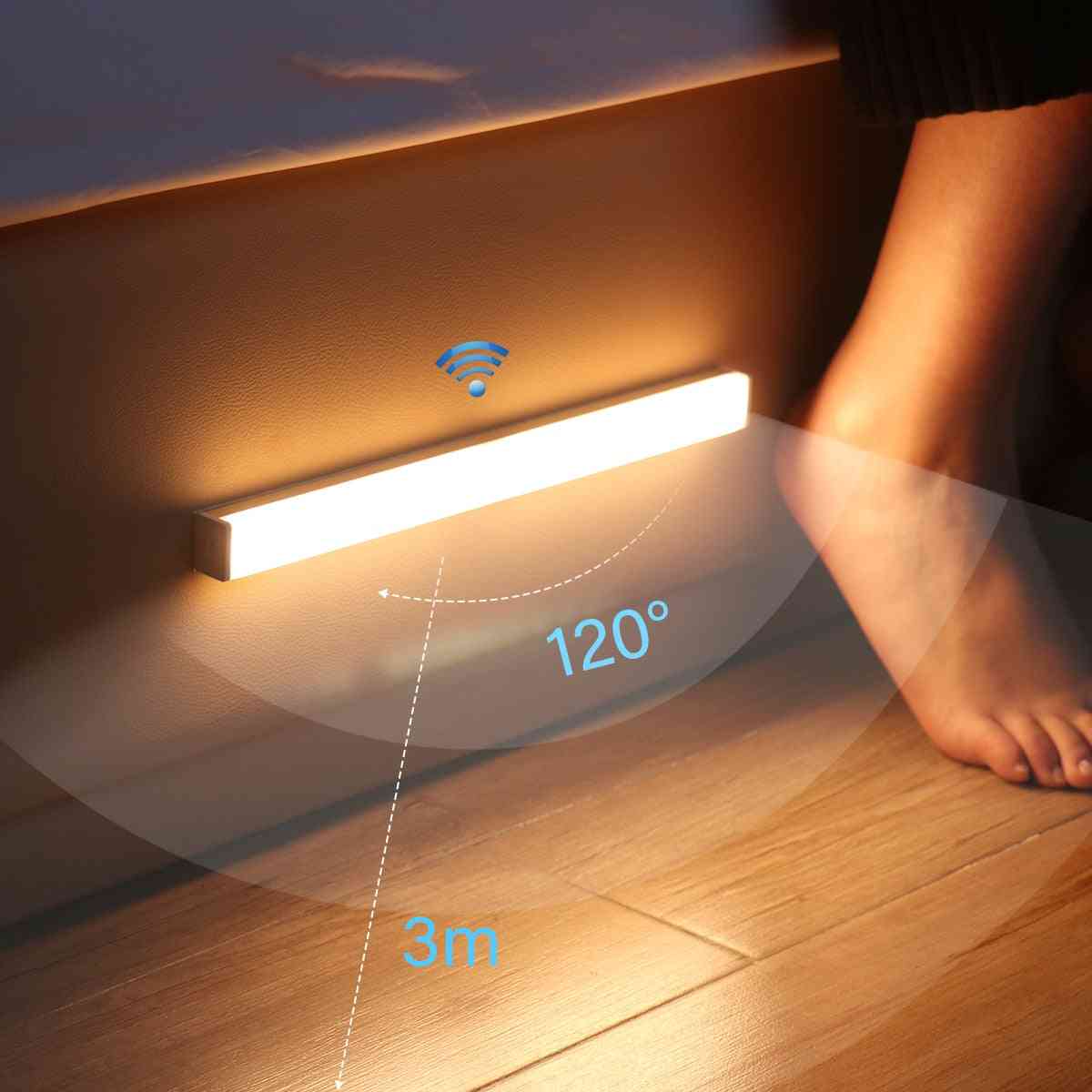 Wireless Lamp Battery Led Light With Motion Sensor Under Cabinet Light Kitchen Lighting For Home Bedroom Closet Colors