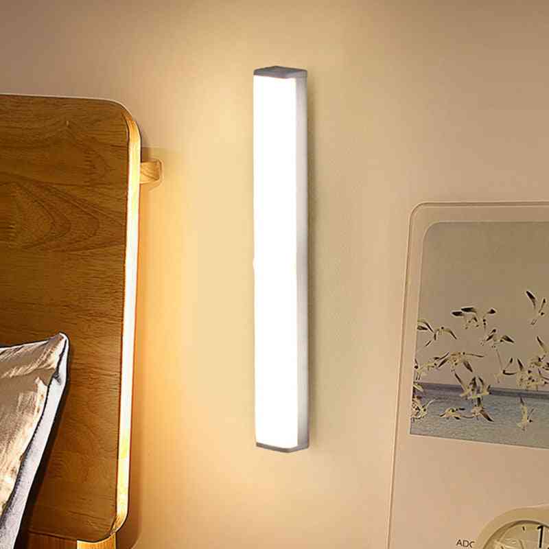 Under Cabinet Light Pir Led Motion Sensor Light Cupboard Wardrobe Lamp Night Light For Study Reading For Bedroom