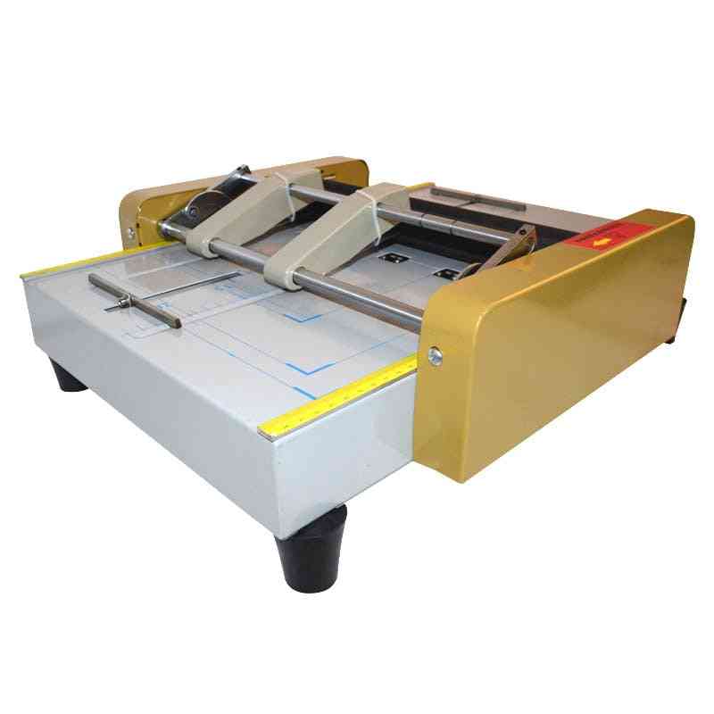 A3- Creasing Card Color Pages, Dashed Electric Stapler, Folding Machine