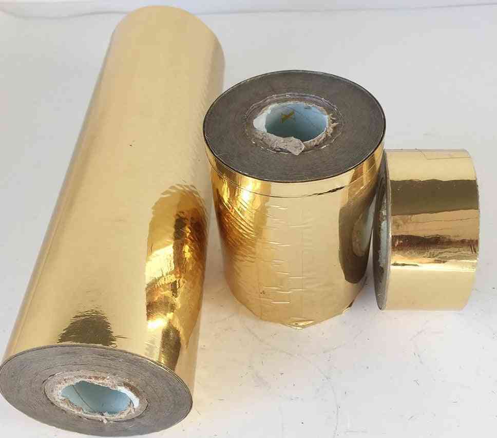 Little Size Light Gold Hot Stamping Foil Roll Used For Paper Only