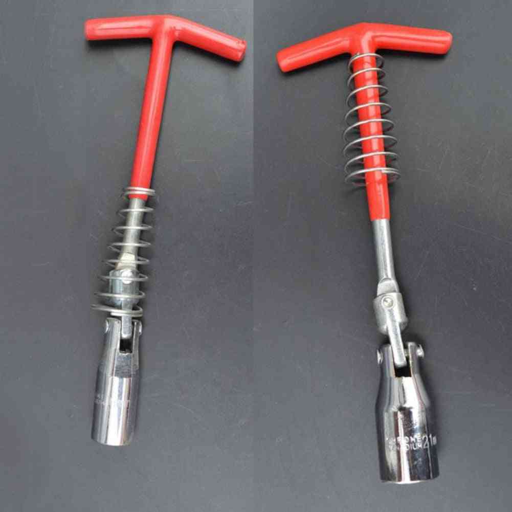 Car Spark, T-handle Spanner Socket, Wrench Plug Removal Tool