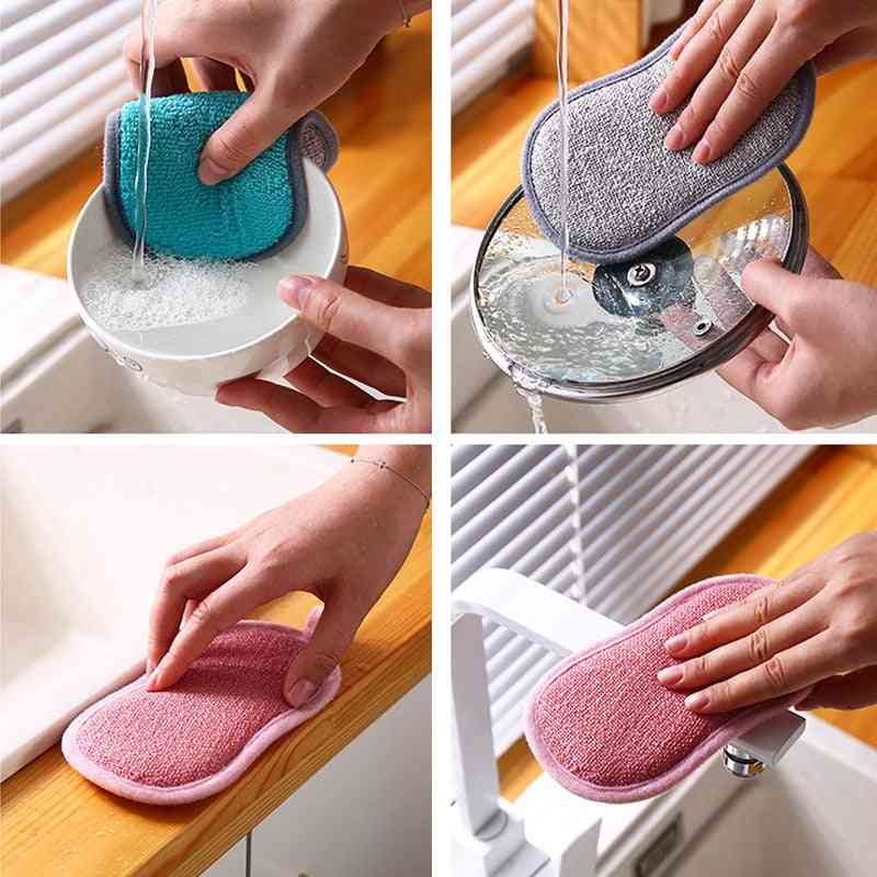 Double Sided Kitchen Cleaning Magic Sponge