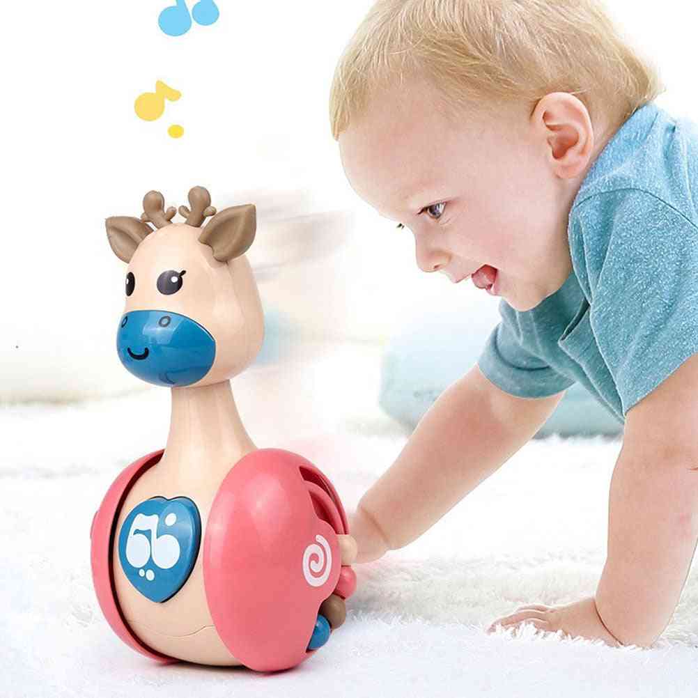 Gobelet de bébé cloche intégré girafe de dessin animé