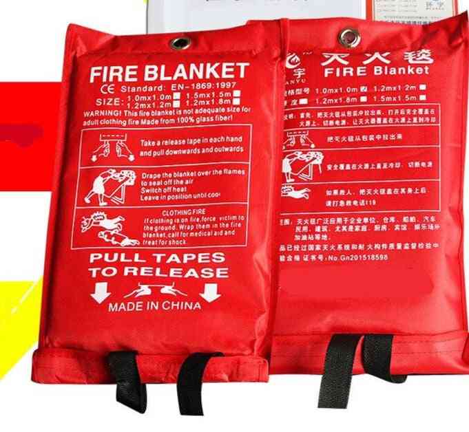 Blanket Fiberglass Flame Retardant Emergency Survival Fire Shelter Safety Cover