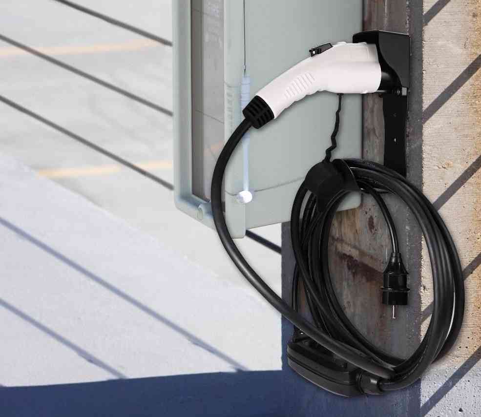 Electric Vehicle  Wall-mount Charger Holder With Screws