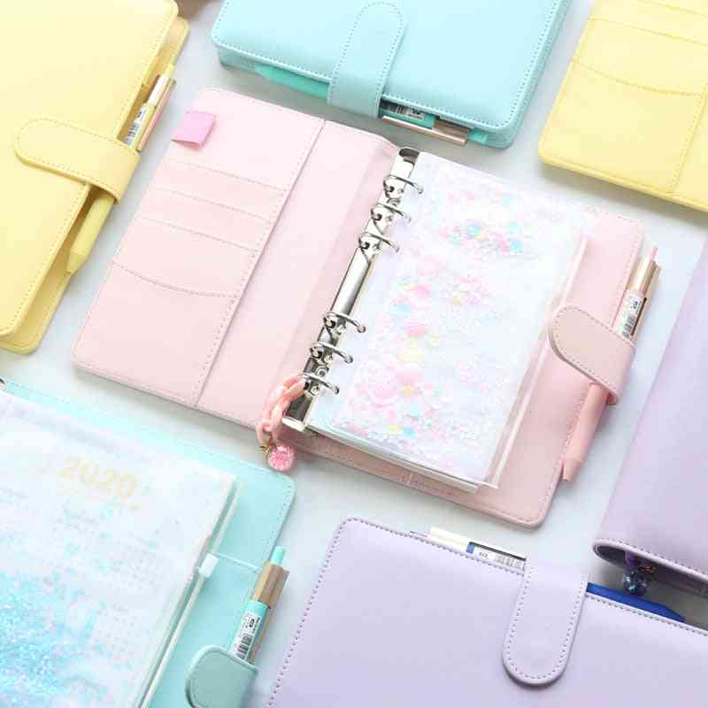 Pvc Office School Spiral Notebooks Stationery Accessories