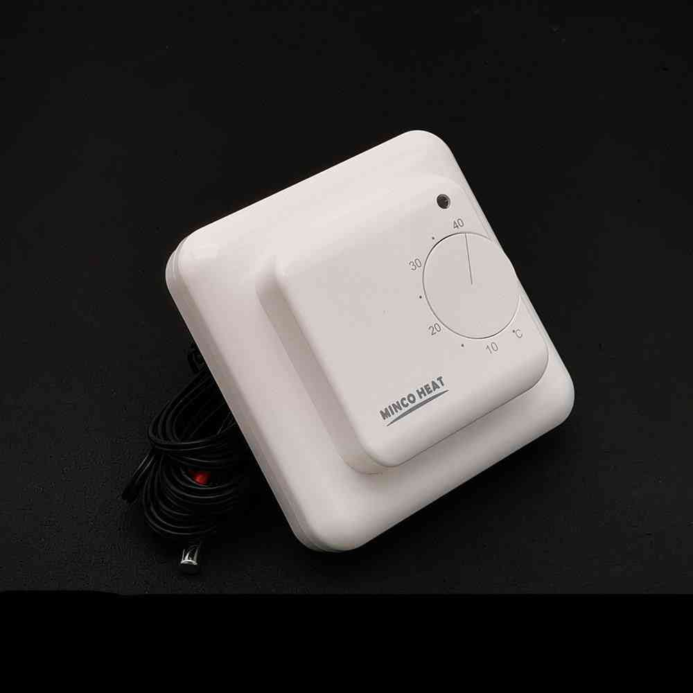 Electric Floor Heating Thermostat Knob Temperature Controller For Wall Surface Installation