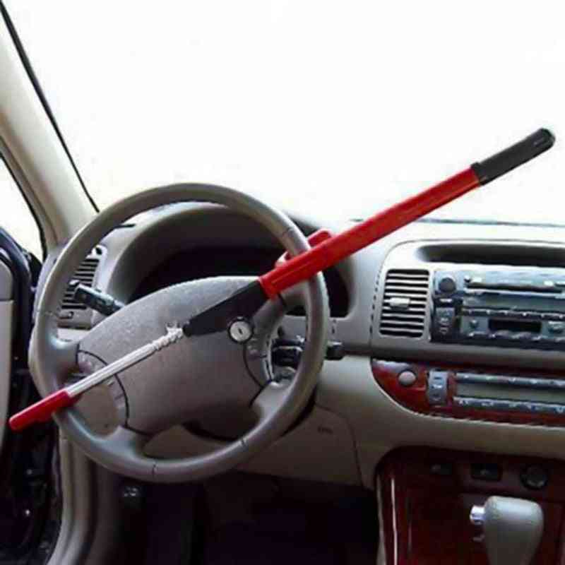 Self-defense U-shaped, Retractable Anti-theft, Car Steering Wheel Lock