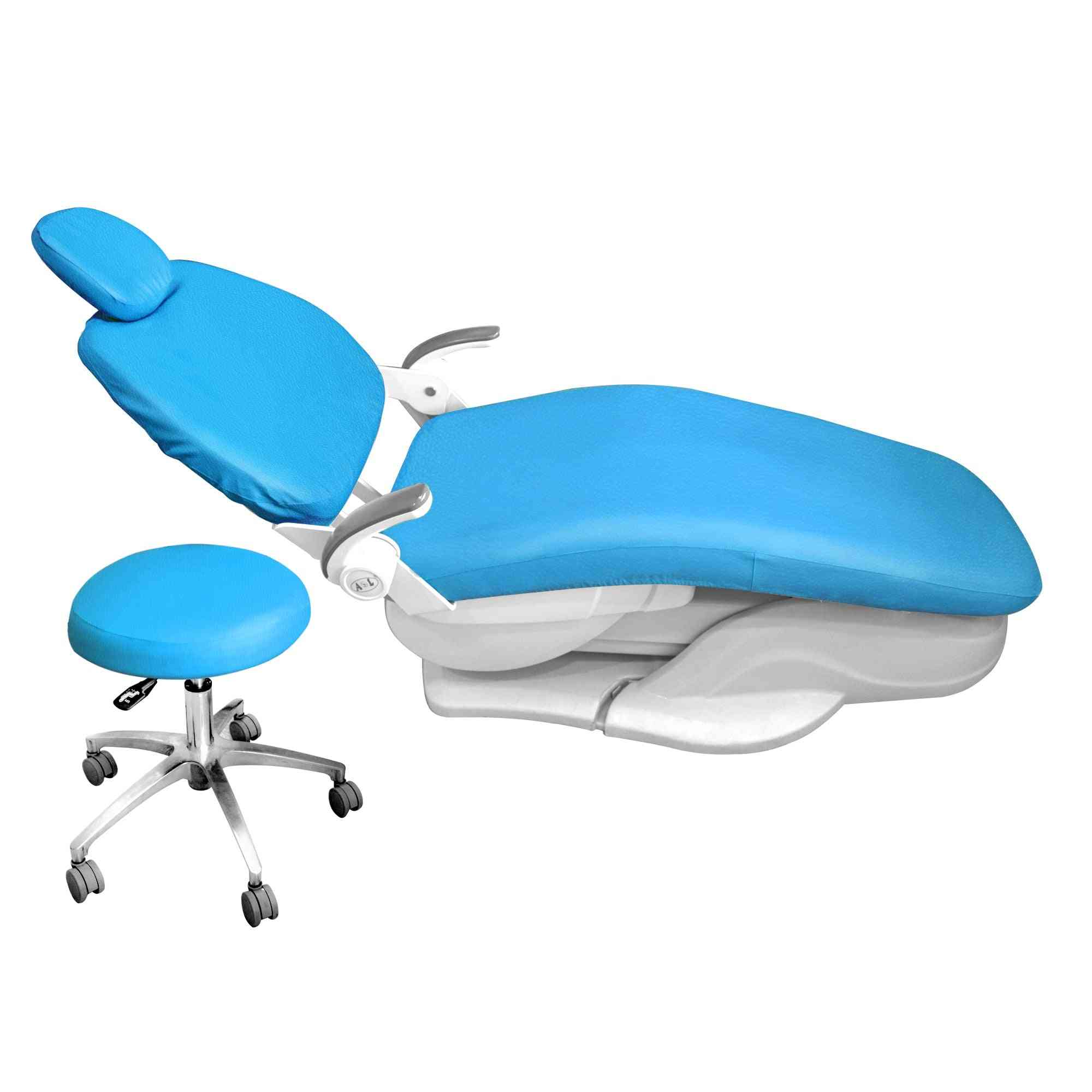 1 Set Dental Chair Cover Unit Pu Leather Seat