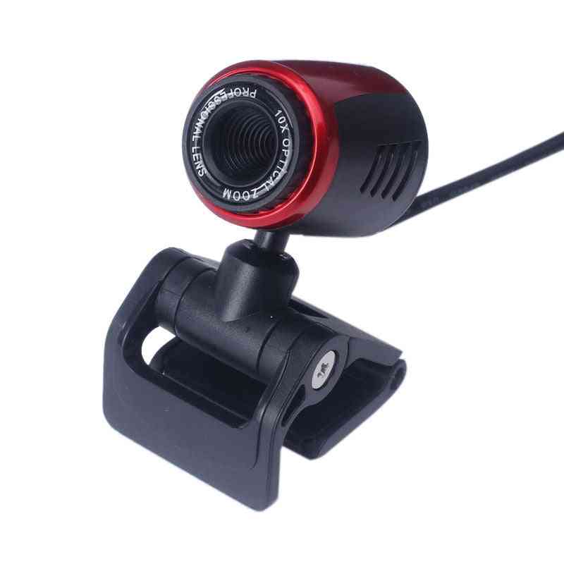 Web Camera With Mic Clip-on For Computer Pc / Laptops