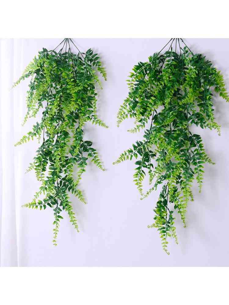 Artificial Hanging Vines Ferns Plants Fake Ivy Leaves Wall Decoration