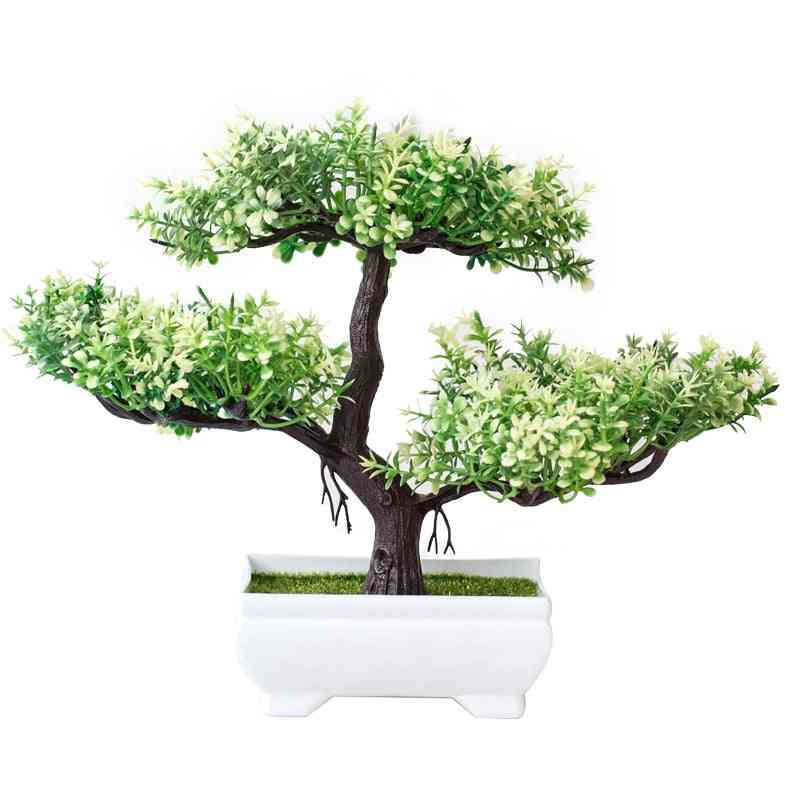 Mesterséges növények cserepes bonsai kerti dekoráció