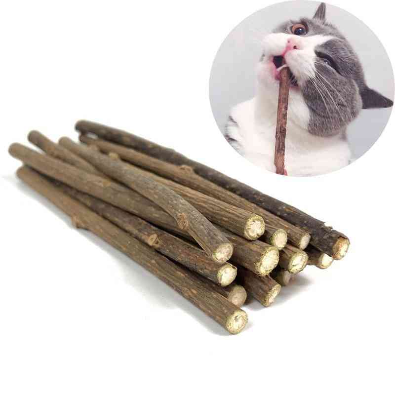 Natural Catnip Pet Cat Molar Toothpaste Stick