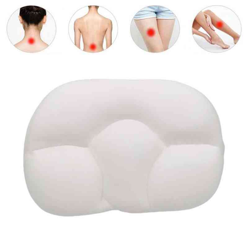 3d- Neck Soft Memory Foam, Micro Airball, Egg Round, Sleep Pillow
