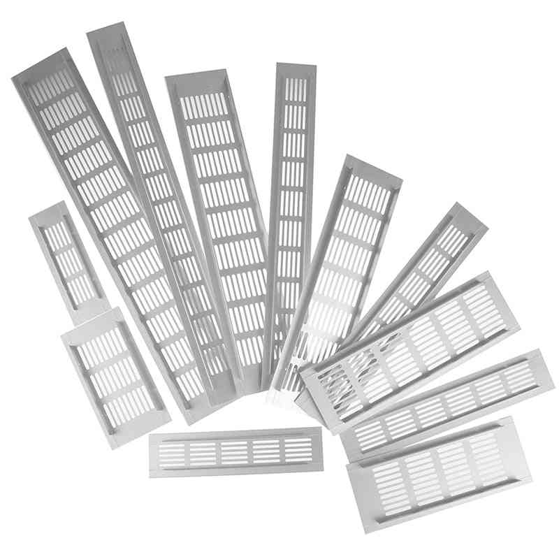 Ventilationsåbninger perforeret plade aluminiumslegering ventilationsgitter hvid vægkanalventilation