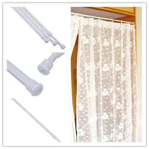 Extendable Telescopic Spring Loaded Net Voile Tension Curtain Rail Rods
