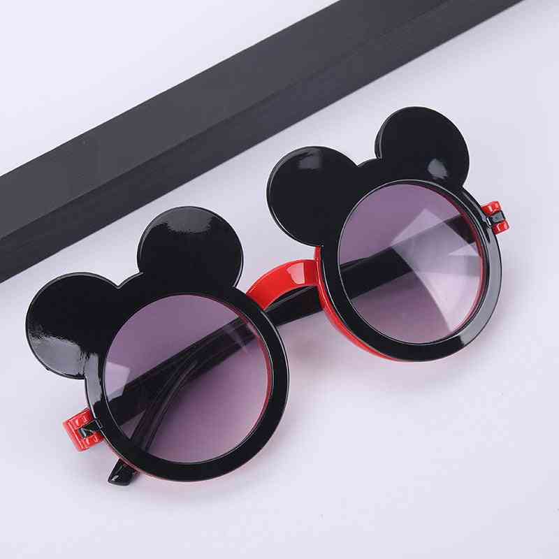 Cartoon Sunglasses Flip Cute Red Bow Travel Children Sun Visor Glasses Frames