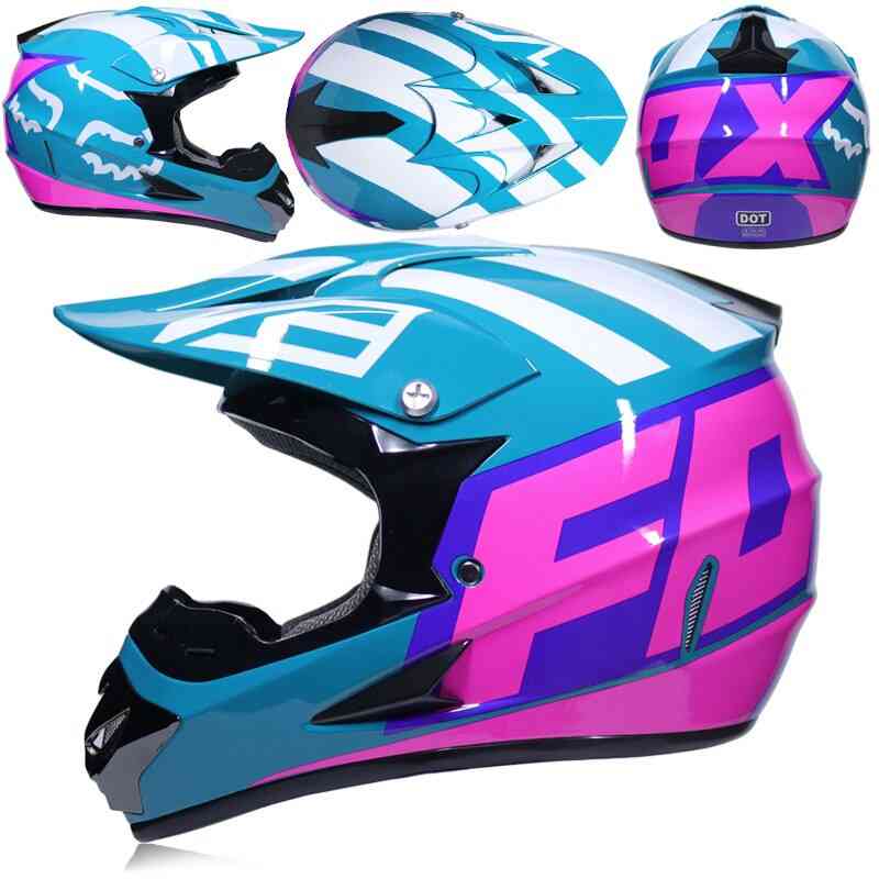 Children Motocross Racing Helmet