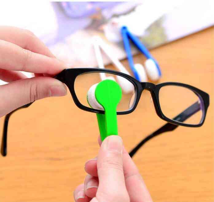 Mini Microfiber Two-side Sunglasses Brush Eyeglass
