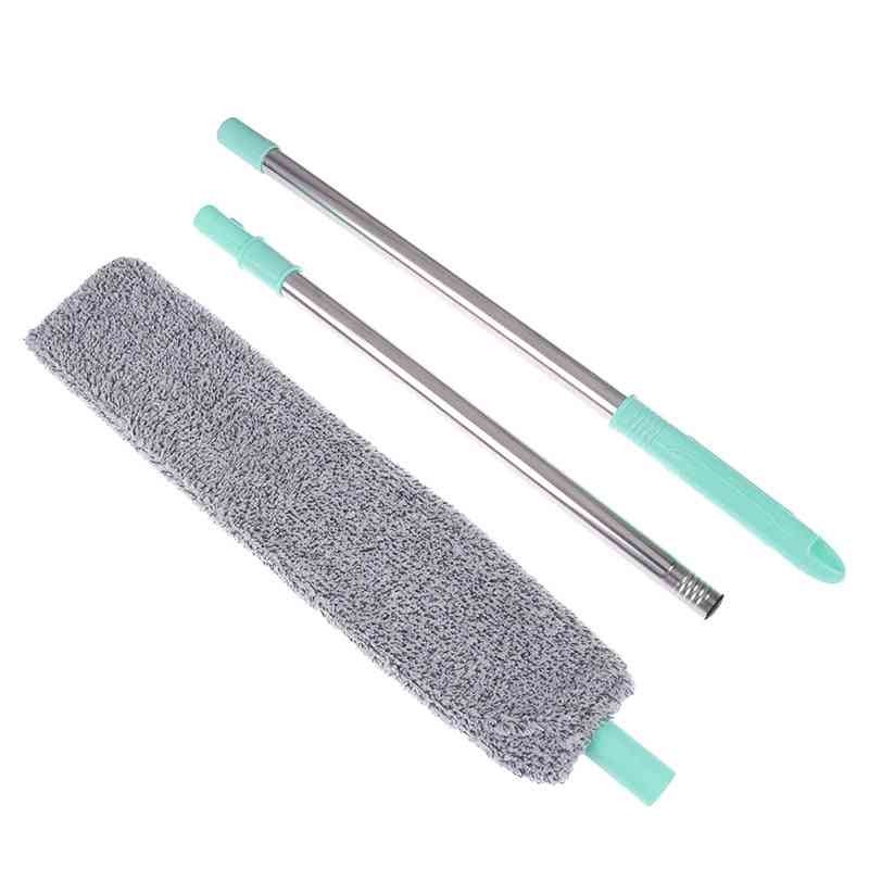 Bedside Dust Brush Long Handle Mop, Magic Microfibre Duster