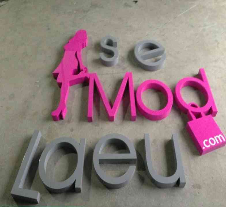 Factory Outlet Outdoor Galvanized Sheet Letters With Painting