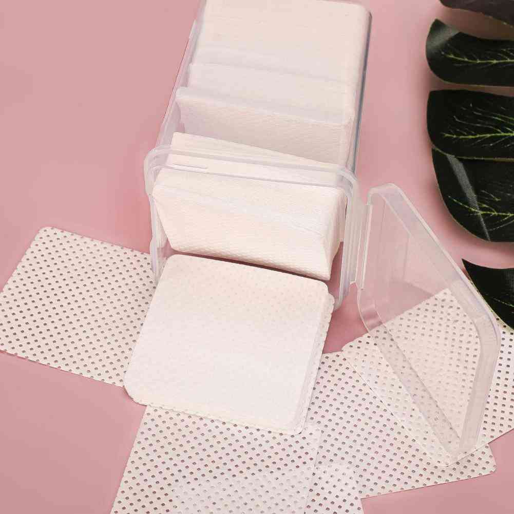 Smooth Adhesive Remover Cotton False Eyelash Cleaner Paper