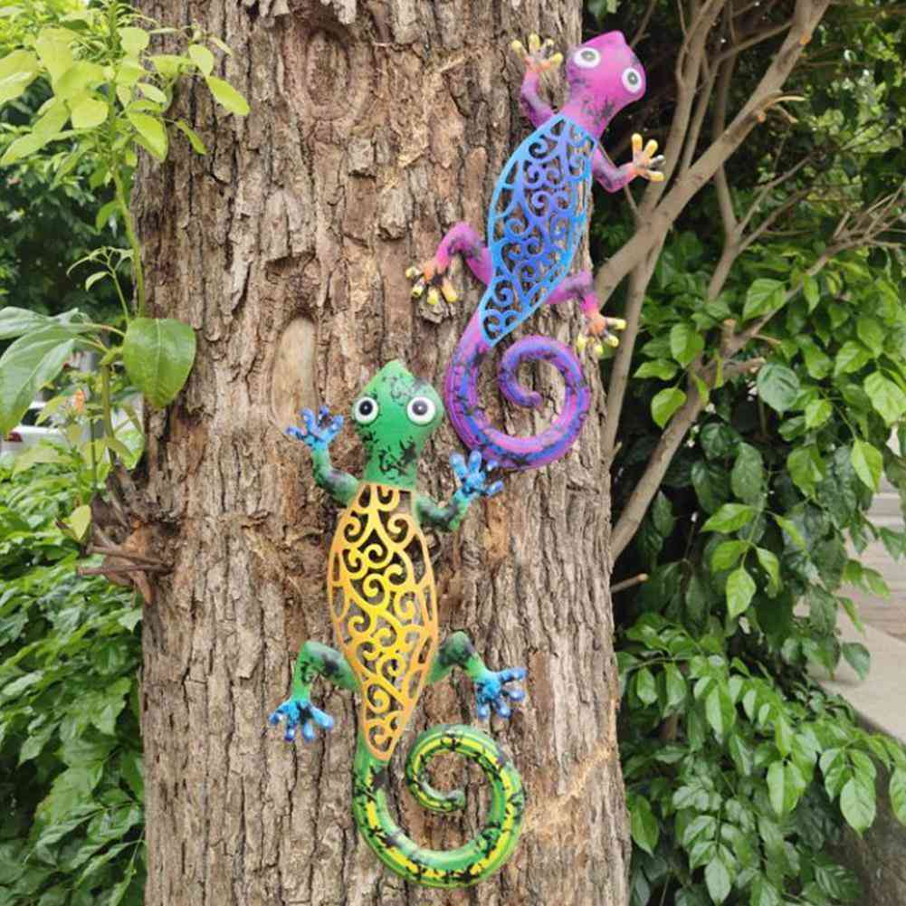 Iron Art Gecko Ornaments