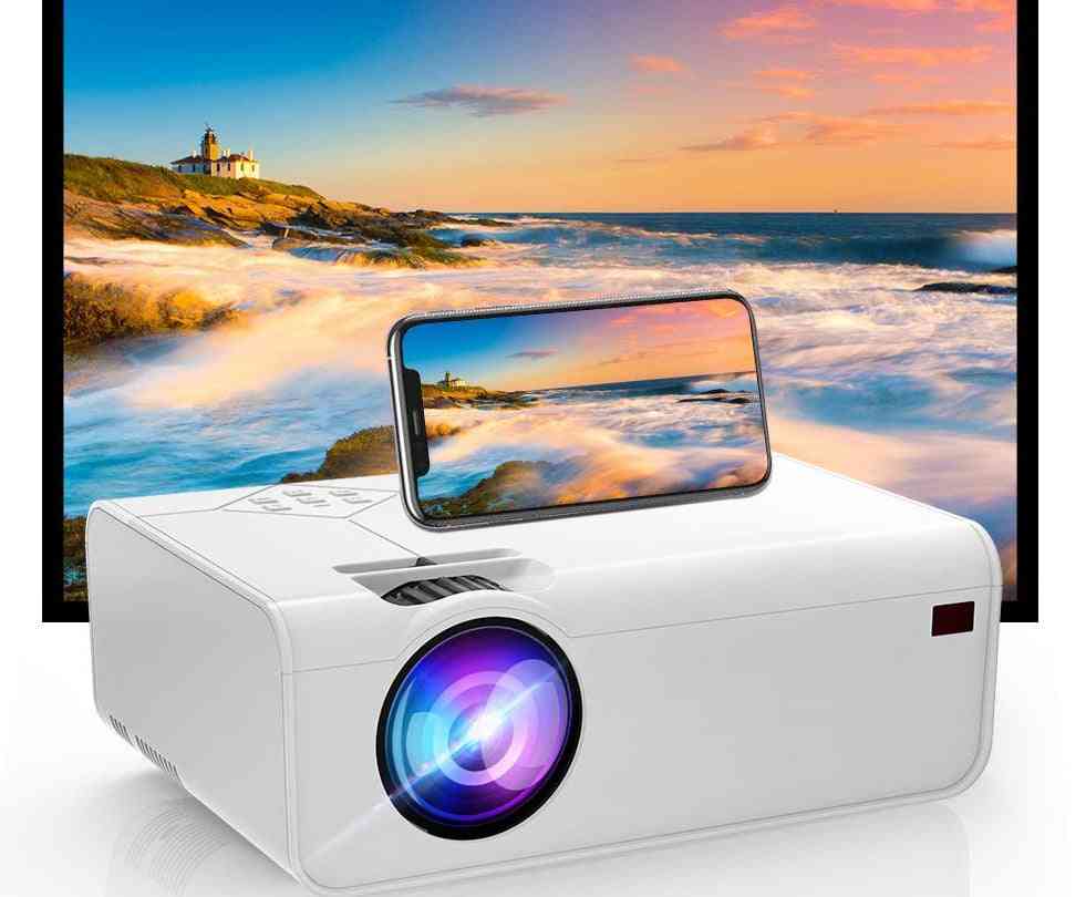 Prise en charge de la résolution du mini projecteur avec projecteur home cinéma bluetooth wifi 3d