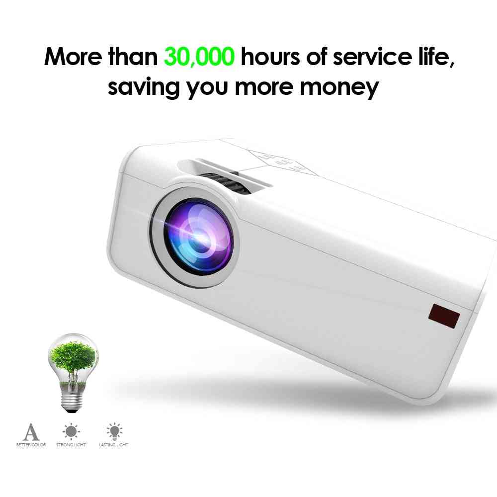 Mini- Resolution Support, Wifi 3d-bluetooth, Home Cinema Projector