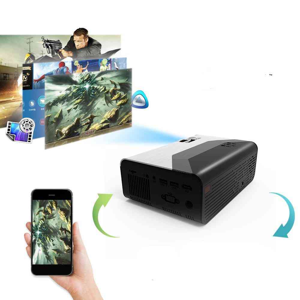 Mini Projector Lumens Wifi Bluetooth For Phone Support