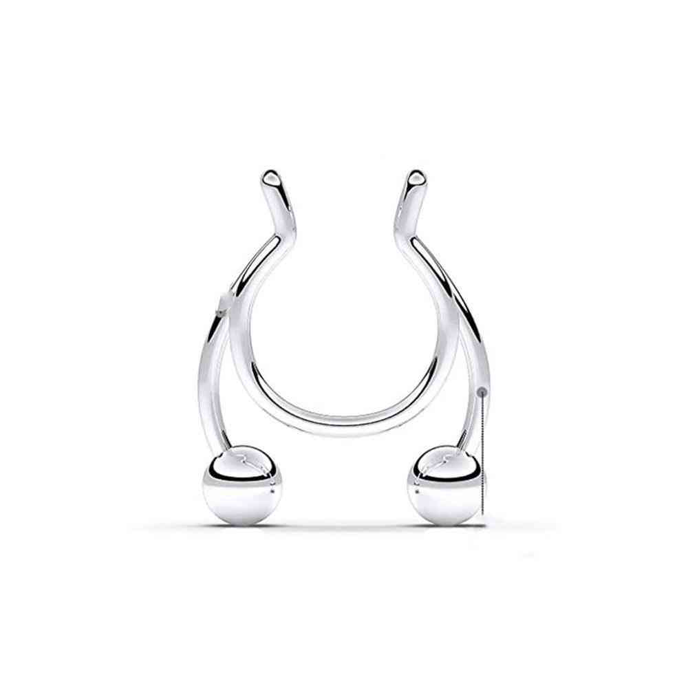 New Nose Ring, Adjustable Nose Clip Medical Steel