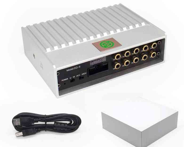 Car- Dsp Amplifier With Digital Processor, Bluetooth Player Equalizer