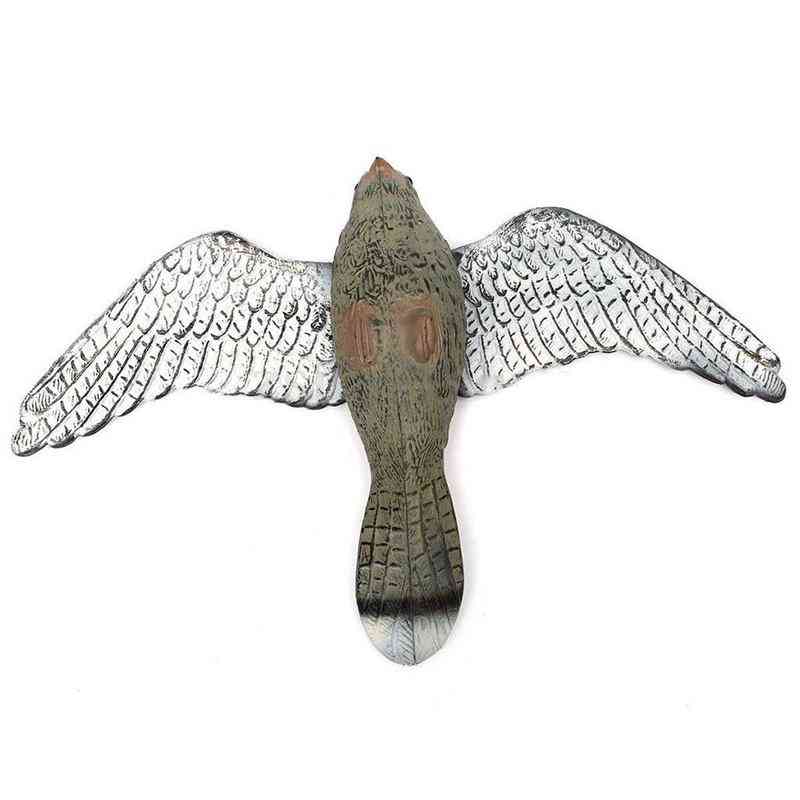 Realistic Flying Bird- Hawk Pigeon Pest Control, Garden Scarecrow Ornament