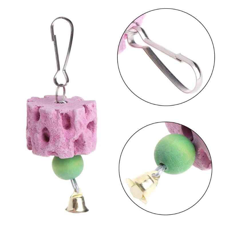 Mouth Molar Hanging Chew Cage, Mineral Stone Grinding