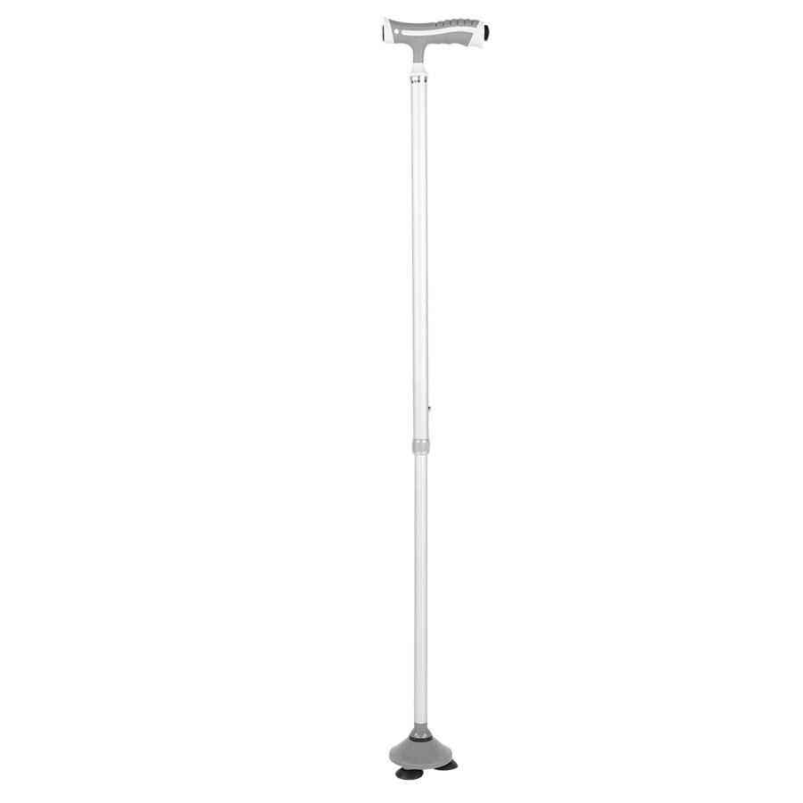 Anti-slip Adjustable Height Hand Walking Stick With Led Light