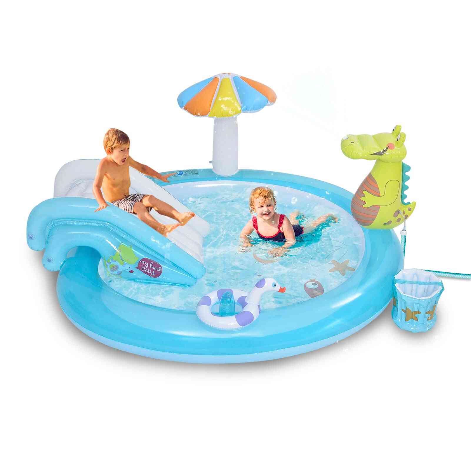 Inflatable Play Center- Blow Up Swimming, Water Fun Pool