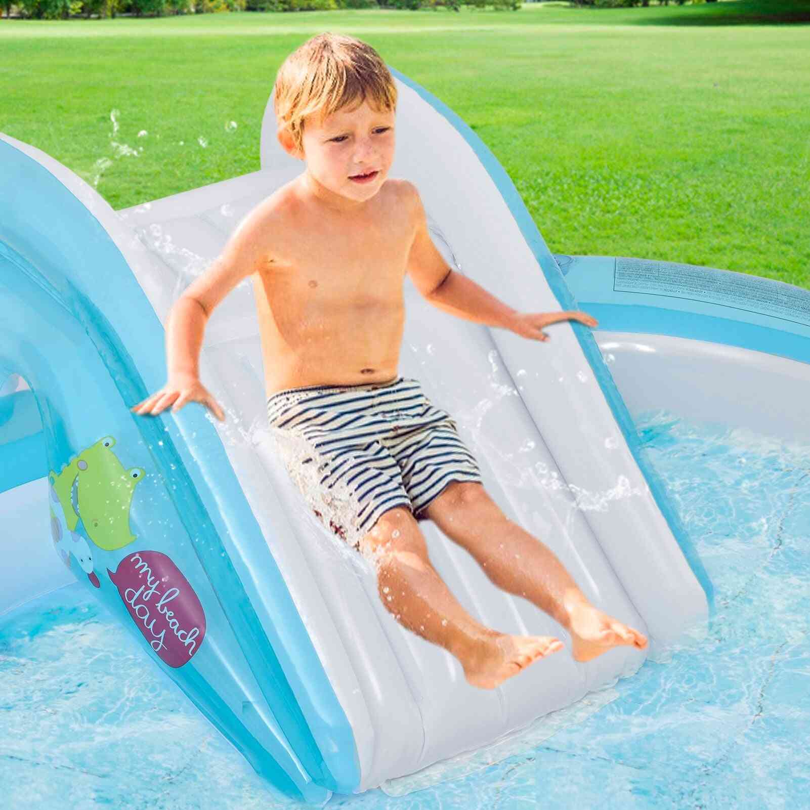 Inflatable Play Center- Blow Up Swimming, Water Fun Pool