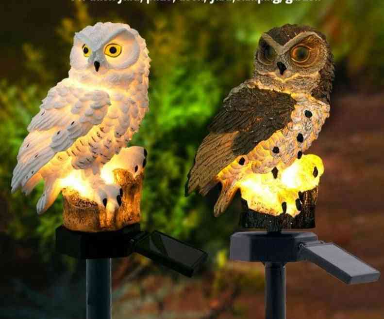 Waterproof Owl Stake Lawn Light