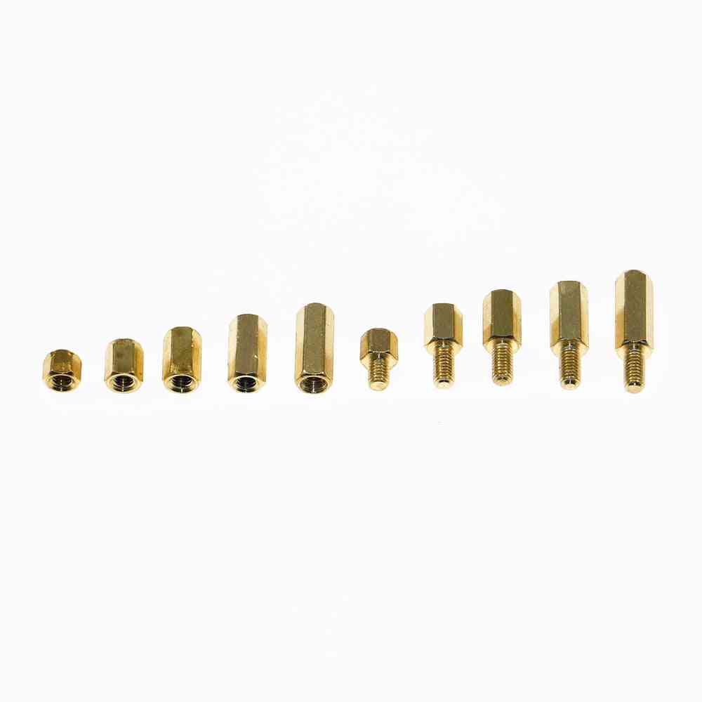 Value & M3, Male-female Brass, Hex Column, Standoff Spacer Pillar For Pcb Board