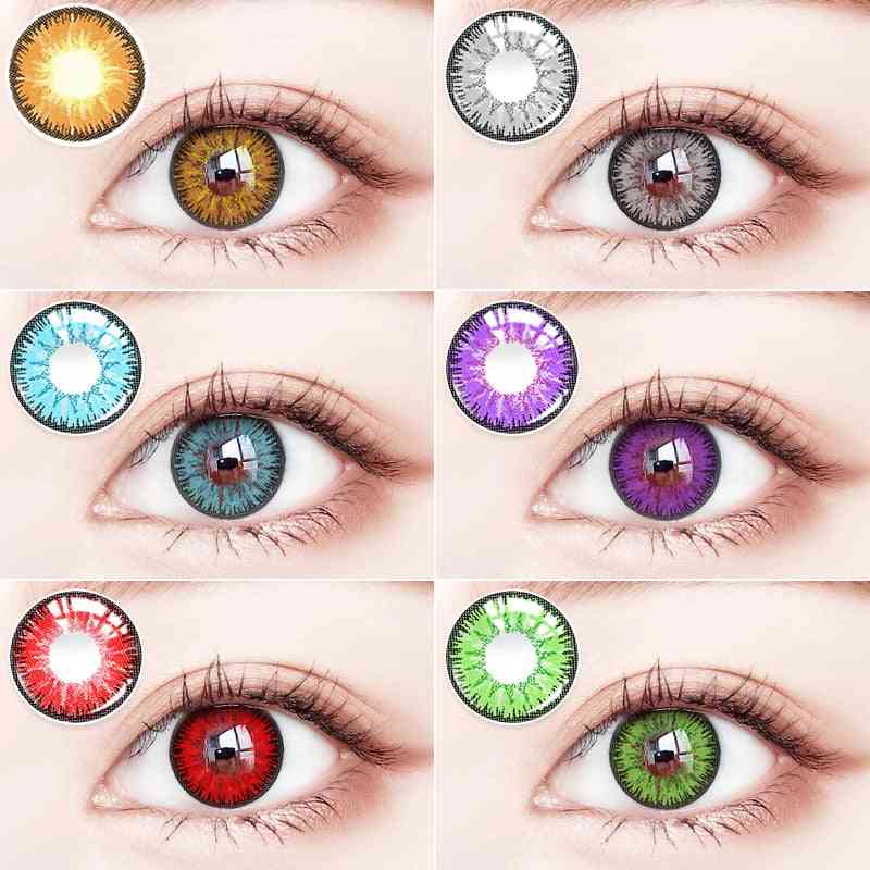 Candy Color Yearly Series Big Cute Contact Lenses For Eyes